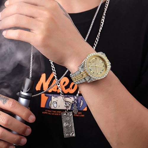Luxury Gold Diamond Watch – Iced Out Luxury