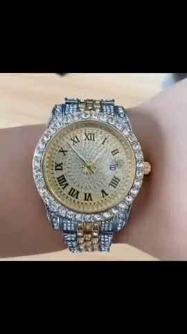 Luxury Gold Diamond Watch – Iced Out Luxury