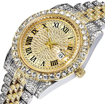 Luxury Gold Diamond Watch – Iced Out Luxury